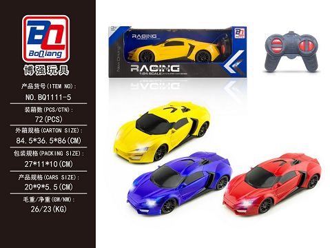 1:24 lecon four remote control vehicle with headlights