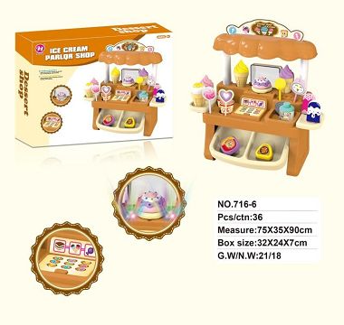 Mini ice cream rack