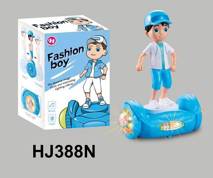 Electric balance car baseball boy