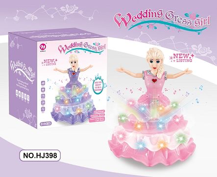 Electric thousand layers dress universal princess