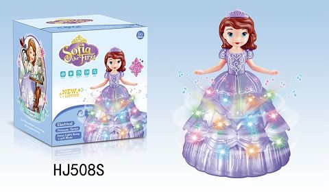 Princess Sophia with electric rotating skirt
