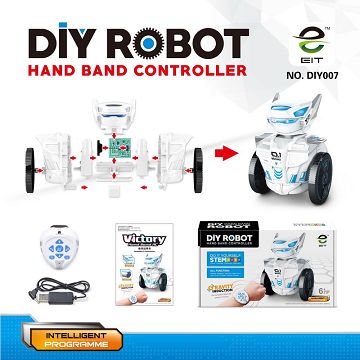 Remote sensing robot with self-contained watch