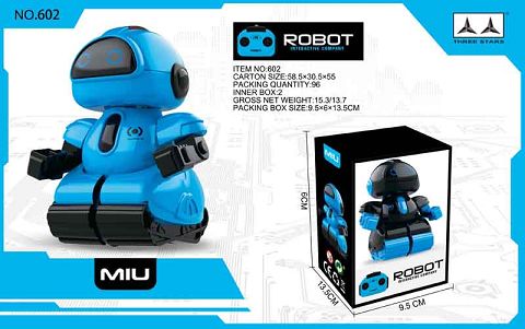 Infrared remote control robot (blue \ black two color)