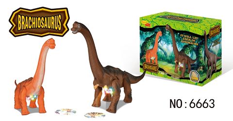 Egg-laying brachiosaurus