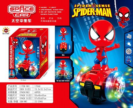 Electric universal light and music car spiderman