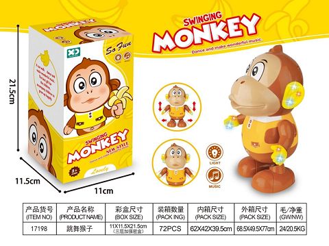 Light music walk dance monkey