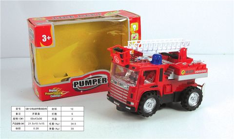 Electric lift fire truck