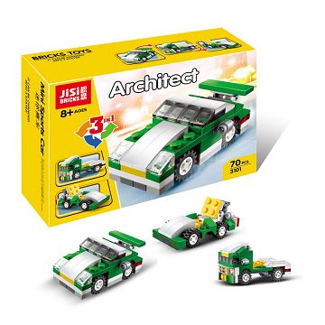 3合1系列 迷你赛车   70pcs