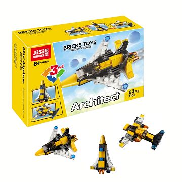 3合1系列 迷你飞机  62pcs