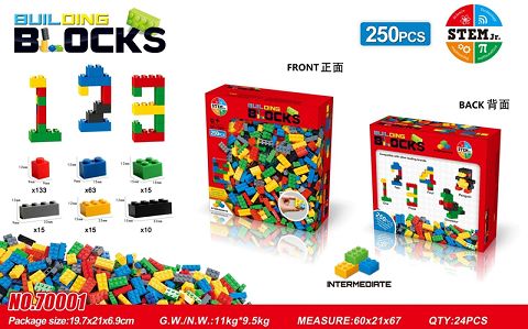 250PCS European blocks