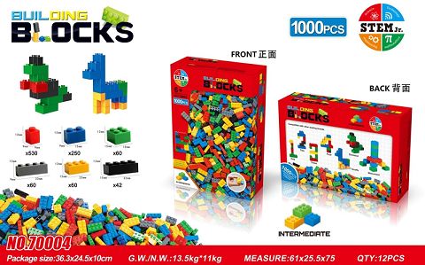 1000PCS European blocks