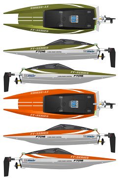 2.4G brushless remote control yacht
