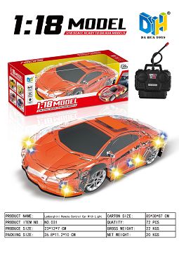 Dazzle lamborghini remote control car