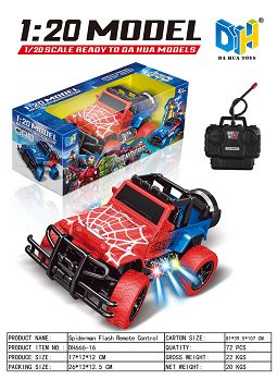 Spiderman cross country remote control vehicle