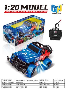 Captain America cross country remote control vehicle