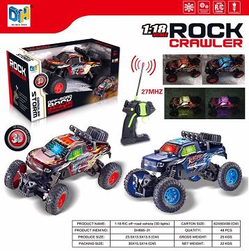 Remote control truck with lights?Large box