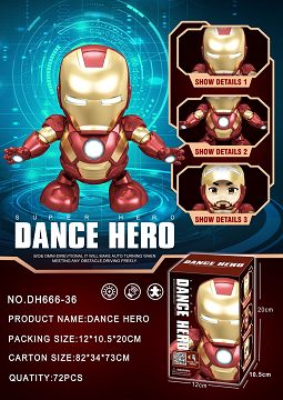 Dancing iron man