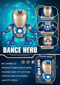 Dancing iron man