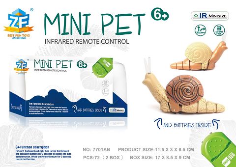 Remote control snail