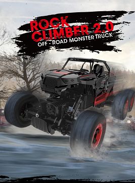 Rock pioneer 2.0 1:142.4g six-wheel climbing vehicle