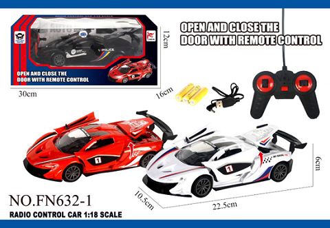 1:18 remote control three-door simulation car