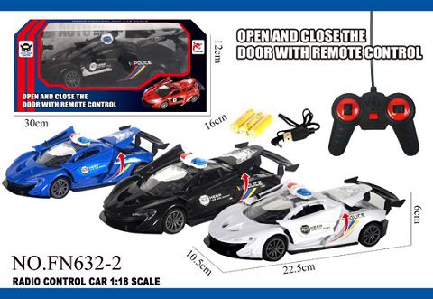 1:18 remote control three-door simulation car