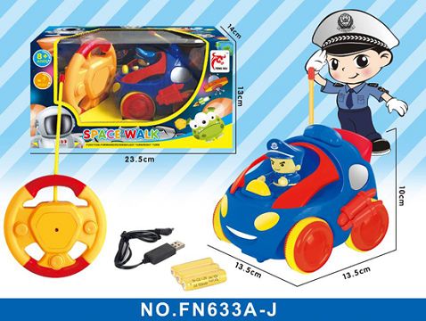 遥控2通警察卡通车