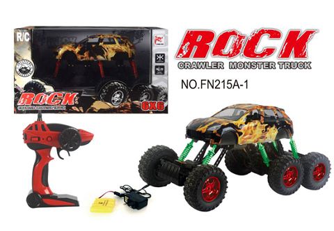 1:10 six-drive, six-wheel climbing vehicle