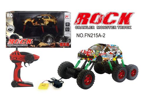 1:10 six-drive, six-wheel climbing vehicle