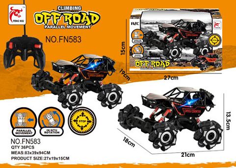 Drift stunt 4x4 climbing car with lights