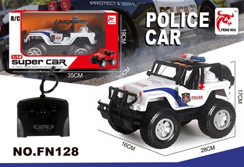 1:14 remote control jeep police car