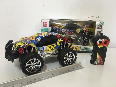 二通涂鸦遥控车
