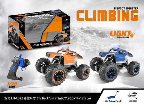 Four channel climbing car (without battery)