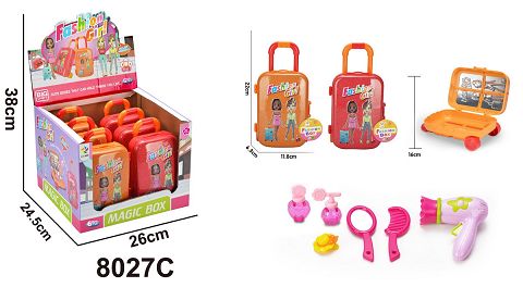 Alloy jewelry suitcase