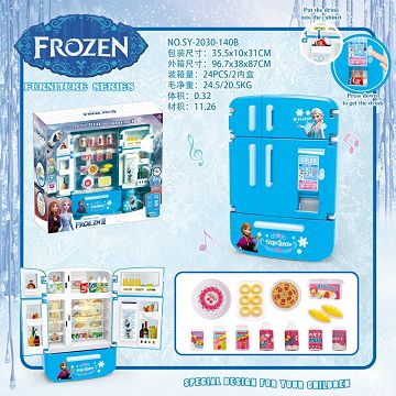多门冰箱售货机展开 冰雪奇缘2 灯光声音