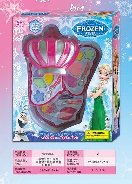 Crown three-layer cosmetic box (set) in snow princess 2 series