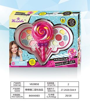 Lollipop layer makeup