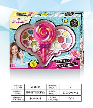 Lollipop layer makeup