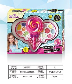 Lollipop layer makeup
