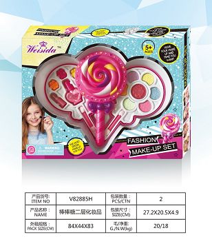 Lollipop layer makeup