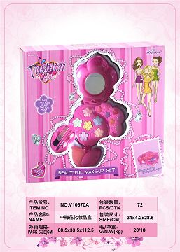 Plum flower cosmetics box