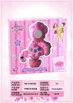Plum flower cosmetics box
