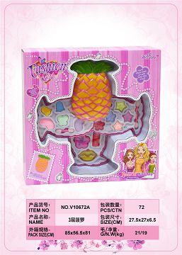 Pineapple three layer cosmetic box