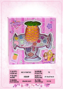 Pineapple three layer cosmetic box