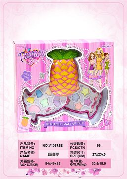 Pineapple layer cosmetics box