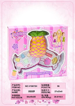 Pineapple layer cosmetics box