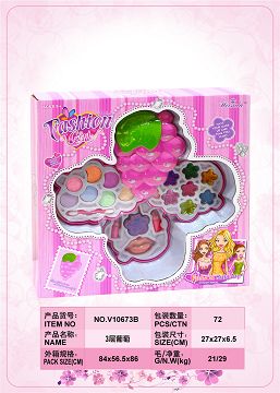 Grape three layer cosmetic box
