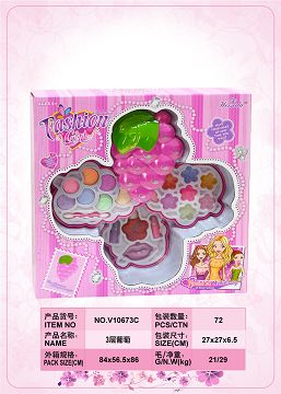 Grape three layer cosmetic box