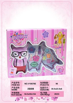 狐狸二层化妆品盒