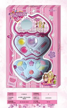 Cosmetics box with double peach layer (set)